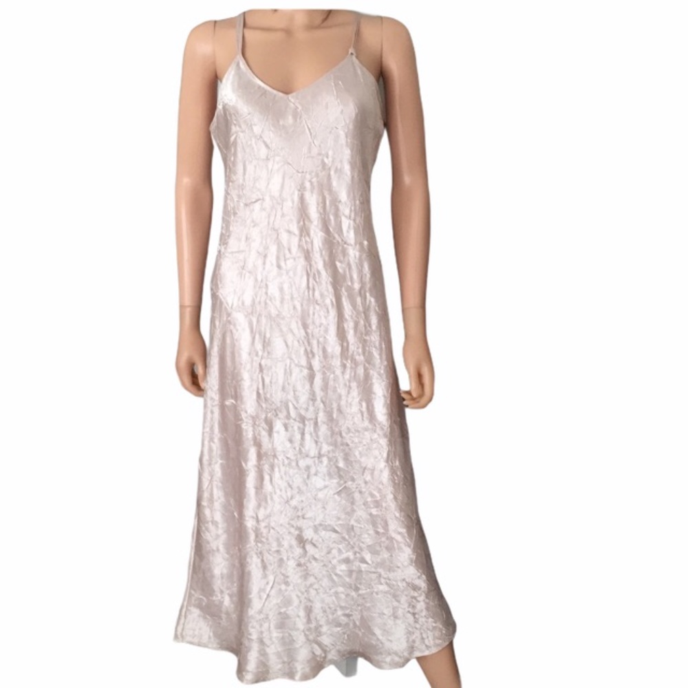 Vintage Intimate Essentials long slip dress made in Hong Kong